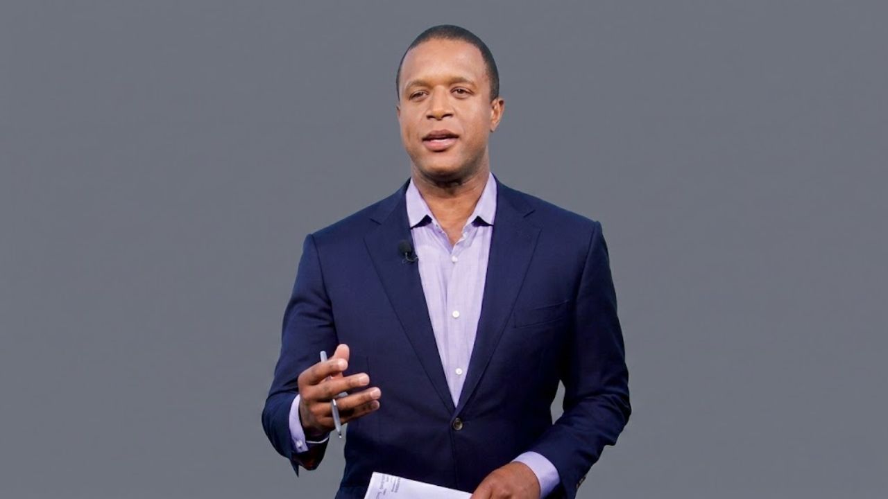 Craig Melvin height and full profile — NBC Today show co-anchor standing on set