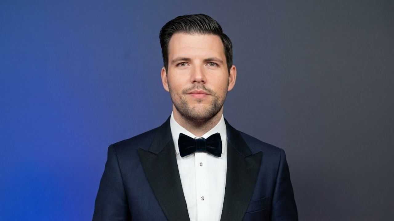 Elan Ruspoli, Hollywood talent agent and husband of Jacqueline MacInnes Wood, at a Los Angeles event