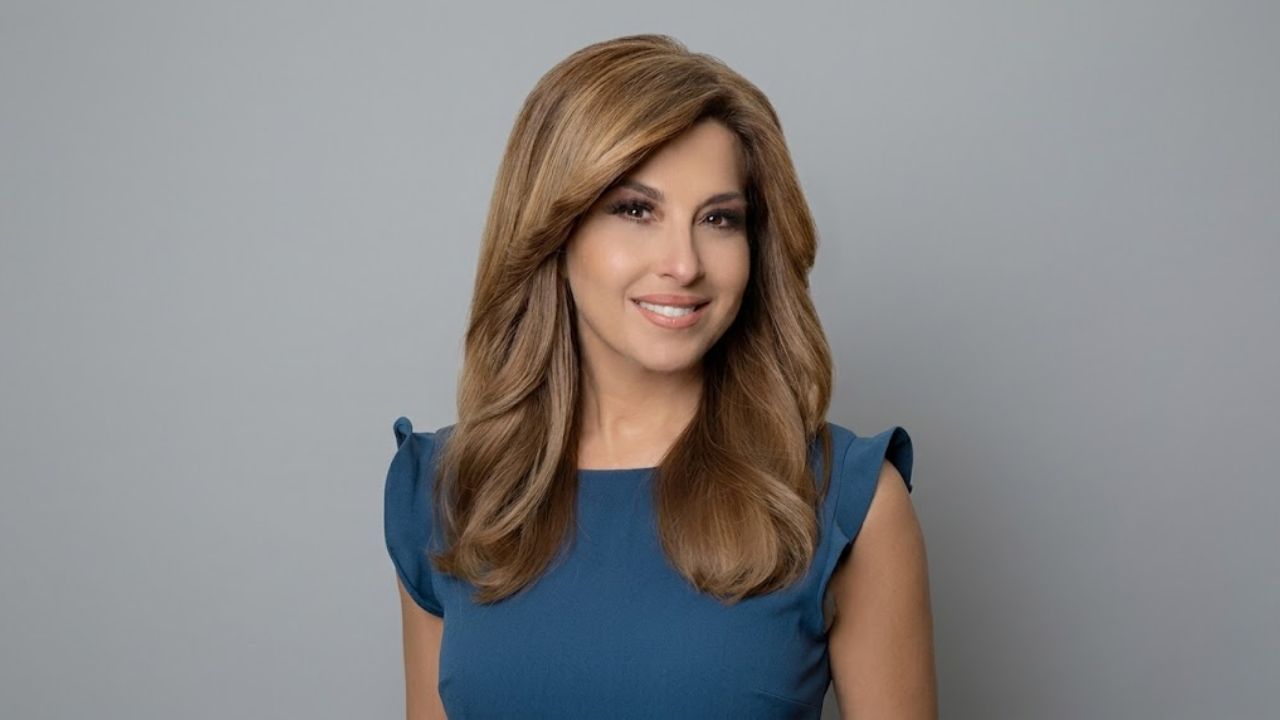 Is Mary Calvi hair real – Mary Calvi smiling as WCBS-TV news anchor
