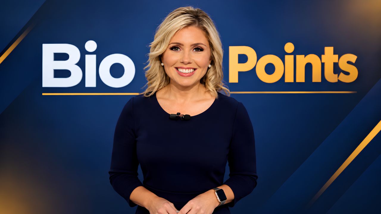Cassie Heiter during her tenure as noon meteorologist at KWTV News 9 in Oklahoma City